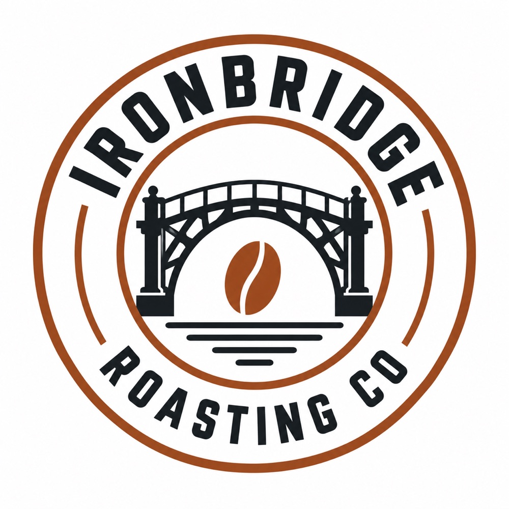 Ironbridge Roasting Co logo, a studio concept