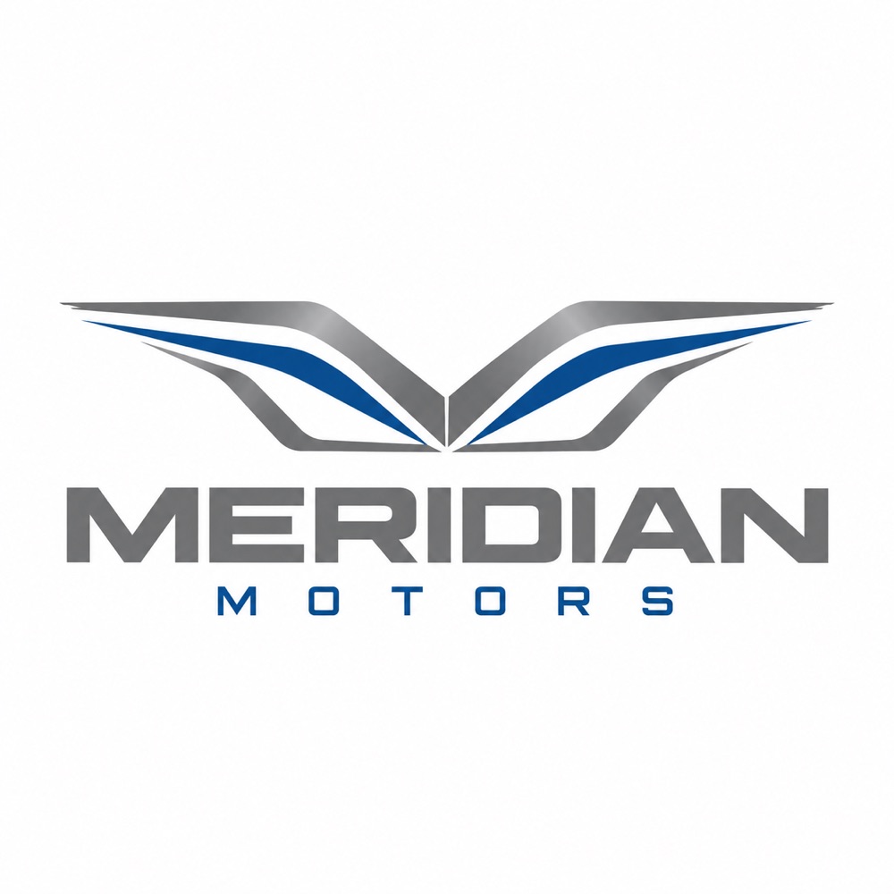 Meridian Motors logo, a studio concept