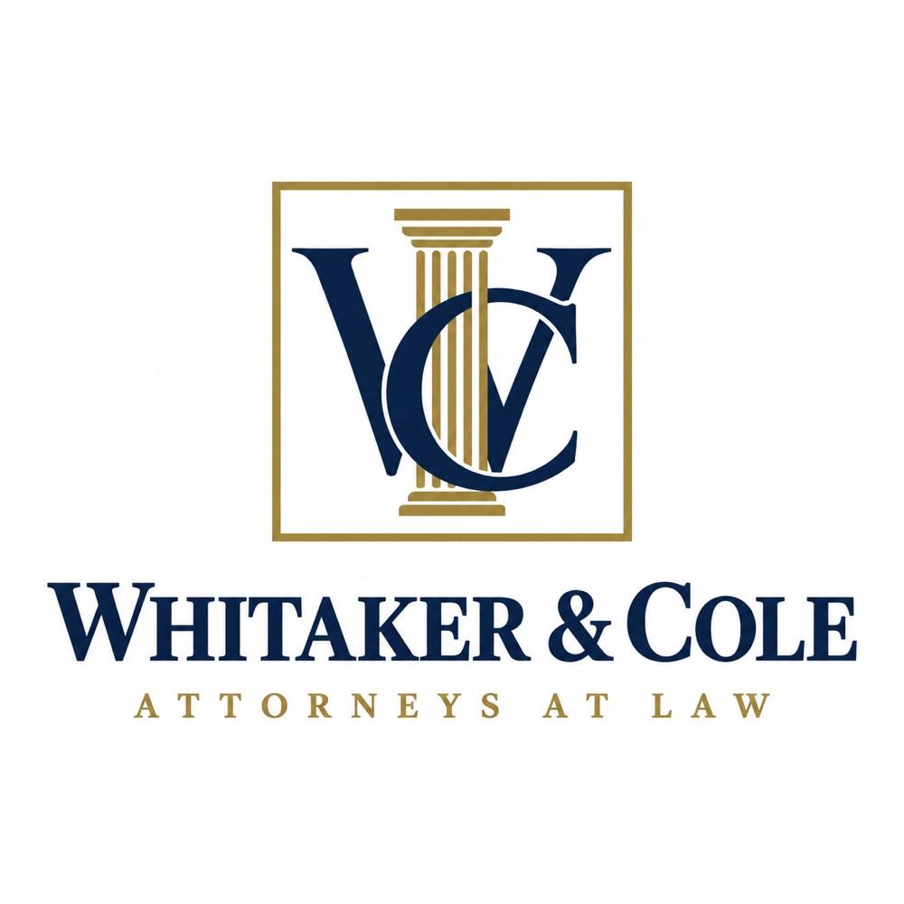 Whitaker & Cole monogram logo, a concept brand made in the studio for this showcase